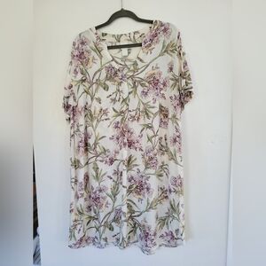 H&M Size LG Floral Shift Dress